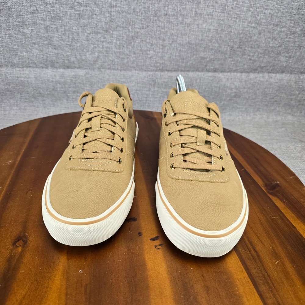Bass Mens 7011252 Tan Brown Pebbled Synthetic Low Top Sneakers Size 10 US - Picture 13 of 14